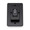 Leisure LED Modern Single SPST On-Off Switch with Bezel, 12-Volt, for RV, Trailer, Camper, with Label Sticker (Black)