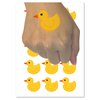 Rubber Ducky Temporary Tattoo Water Resistant Fake Body Art Set Collection - 15 2" Tattoos (1 Sheet)