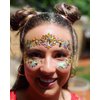 women mermaid face gems make up face jewels body glitter rhinestone rave festival face body temporary tattoos for music festivals bohemian felf-adhesive crystal sticker