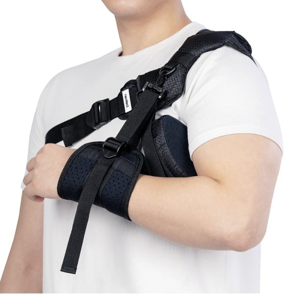 NEOFECT Shoulder Brace Left - Support and Compression Sleeve for Torn Rotator Cuff, AC Joint Pain Relief, Arm Immobilizer Wrap, Dislocated Sholder, Stroke Recovery Equipment