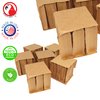 Bonka Bird Toys 2296 Pk6 3" Square Cardboard Cubes Parrot Chew Foot Talon Cage Toy, Conure, Amazon, African Grey, and Similar