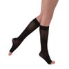 JOBST UltraSheer Knee High 15-20 mmHg Compression Stockings, Open Toe, Small, Classic Black