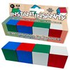 Instant Insanity Wooden Edition by Winning Moves Games USA, Classic Brain Teaser Puzzle, for 1 Player, Ages 7+