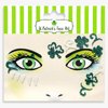 Nirbffo Face and Body Glitter Stickers Shamrock Clovers Rainbow Hats Green 4Pieces