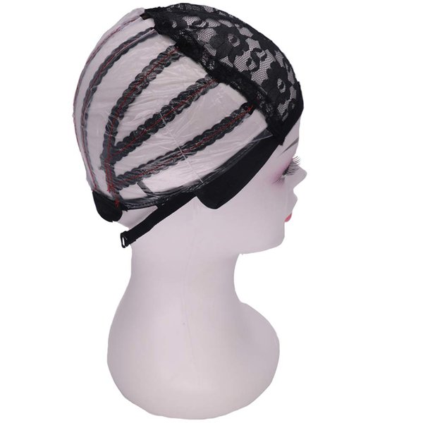 Adjustable Wig Caps for Making Wigs with Plastic in Bulk 10 Packs Breathable Wig Cap with Mesh Adjustable Straps for Wig Weaving Making Ventilated Wig Cap for Wig Making for Women
