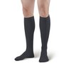 Ames Walker AW Style 103 Men's 15-20 mmHg Moderate Compression Knee High Socks Black Medium