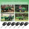GY20680 GX24332 Lgnition Keys,Lawn Mower Ignition Keys for John Deere D100 D105 D110 D120 D130 D140 D150 D155 D160 D170 Lawn Tractors(6 pcs）
