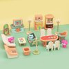 BananMelonBM 50 Pack Kids Little Dollhouse Furniture Set Toys House Big Dreams for Baby Children Girls Boys Age 3+,Miniature Accessories Educational Pretend Play Toys for Toddler