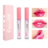 BINGBRUSH 2 Pcs Color Changing Lip Gloss Lip Oil Tinted, Pink Magic Mood Lipstick,Temperature Color Change Lip Stain Lip Balm, Longlasting Lips Will Not Dry Out