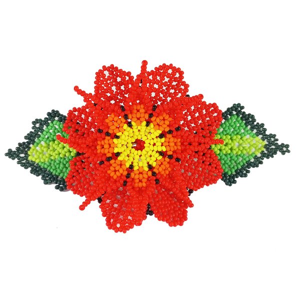 Weavish Beaded Hair Clips Native American Style Handmade Collection [ ] (Red)