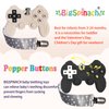 BIGSPINACH Baby Video Game Controller Teether Toy Funny Baby Teething Toys for Babies Gamer Controller（Black