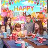 Avezano Candyland Backdrop for Girl Sweet Donut Ice Cream Candy Theme Birthday Party Decoration Cartoon Candy Land Birthday Party Supplies Banner 70.8 x 43.3 Inch