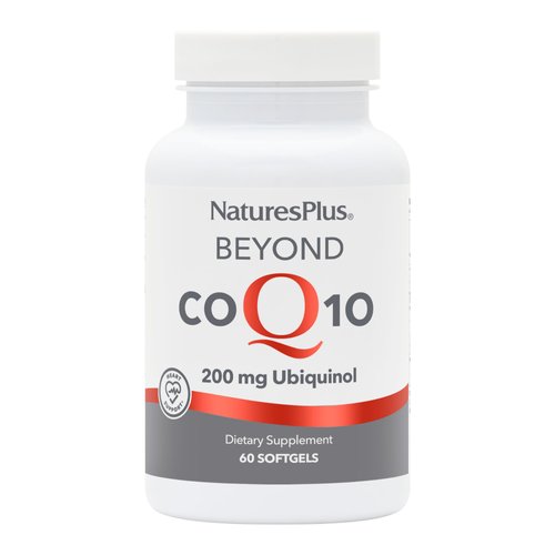 Natures Plus Beyond CoQ10-200 mg Ubiquinol - 60 Easy to Swallow Softgels - High Potency, High Absorption Supplement, Promotes Heart Health, Antioxidant - 60 Servings