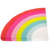 C.R. Gibson TW4-24076 Rainbow Disposable Paper Cocktail Napkins for Birthday Parties and other Celebrations, Multicolor, 20pcs, 5" x 5"