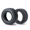 WEFEINO 2Pcs Rear 2.2/3.0" Drag Racing Wheel Tires for 1:10 22S No-prep Drag Racing RC Car Short Course Slash