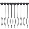 AUEAR Pull Hair Pin Quick Beader for Loading Beads, Automatic Ponytail Maker and Styling Kit (16 Pack, Black Color)