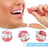 100 Count Floss Picks Individually Wrapped, Travel Size Dental Flosser, Floss Sticks for Teeth Clean & Oral Care