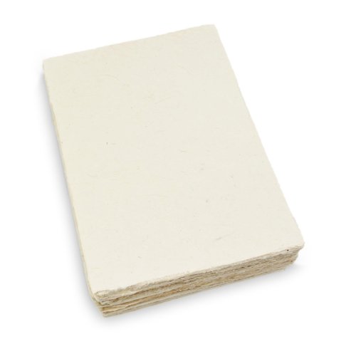 Kathmandu Valley Co. Deluxe 5x7 inch Handmade Lokta Card Stock Paper (Washi Method) with Deckle Edge. Tree-free Lokta Paper for Vintage Stationery, Printing Decorative Wedding Invitations (100 Sheets)