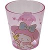 Sanrio My Melody Plastic Cups 7.8 × 8.5 × 7.8 cm 260ml Dinnerware Drinkware Saucers Kitchen (Pink)