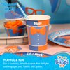 Treasures Gifted Officially Licensed Blippi Paper Cups 24ct - 9oz Blippi Cups for Kids - Blippi Birthday Party Cups - Blippi Party Supplies - Blippi Birthday Party Supplies - Blippi Decor