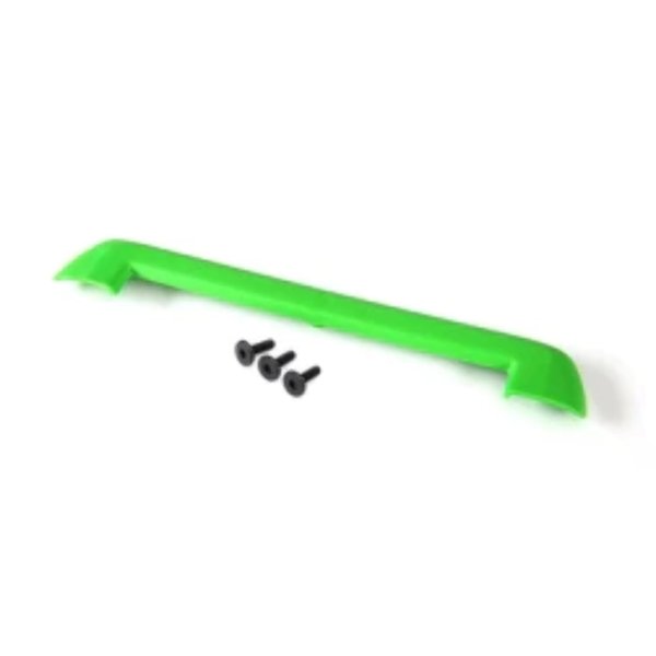 Traxxas 8912G Tailgate Protector, Green/ 3x15mm Flat-Head Screws (4)