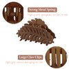 AMCAMI 8 Pcs Big Matte Hair Claws - 3.7 Inch Jumbo Neutral Color Clips for Thick Banana Hair, Cute Accessory for Women and Girls