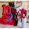 40 Inch Red 10 Number Balloons Giant 10 Balloons Red Birthday 10 Balloons 10th Birthday Anniversary Events Party Decorations Supplies