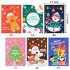 MALLMALL6 24Pcs Christmas Coloring Books Including Santa Claus Elk Ginger Man Mistletoe Elf Sleigh Merry Christmas Birthday Party Favors Gifts Xmas Home School Activity Supplies for Kids Boys Girls