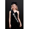 JeVenis Bride or Die Sash Gothic Rose Flower Headband Goth Bachelorette Decoration Bride or Die Bachelorette Party Supplies Gothic Bridal Shower Decoration…