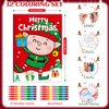 BenLouis Christmas Mini Coloring Activity Books Kids with Stacking Crayons Christmas Party Favors Bulk for Students Holiday Classroom School Gift Prizes Goodie Bags Stuffer （12set Activity ）