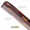 Kent R9T All Coarse Hair Detangling Comb Wide Teeth Dressing Table Comb for Thick Curly Wavy Hair. Hair Detangler Comb for Grooming Styling Hair, Beard and Mustache. Saw-Cut. Handmade in England