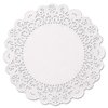 The Baker Celebrations White Round 10 inch Paper Lace Table Doilies – Decorative Tableware Disposable Placemats; Made in Canada (Pack of 100)