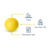 K9 Ballistics K9 Play Chew Ball Dog Toy - Bright Yellow