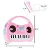 Kids Karaoke Machine with Microphone, Includes Musical Keyboard & Lights - Battery Operated Portable Singing Machine for Boys and Girls by Hey! Play!
