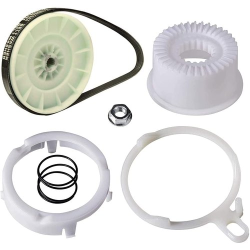 W10721967 Washer Pulley Clutch Kit & W10006384 Washer Drive Belt Fit for Whirlpool Kenmore Maytag Washing Machine Replaces PS10057144 W10239973 W10006352 W10006354 W10006356 W10315818 W10326374