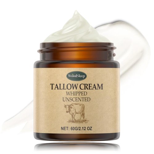 Evolvique Beef Tallow for Face - Tallow Face Moisturizer - Nourishing Body Cream for Girls - Beef Tallow for Skin - Moisturizing Body Butter for Women - Anti-Aging Tallow Balm - Grass Fed Beef Tallow