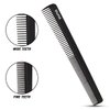 Comb -Professional Hairdressing Carbon Barber Comb - Carbon Fibre For Strength & Durability-Tooth Comb for Men's Hair, Beard & Moustache — Handmade