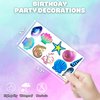 100 PCS Sea Shell Mermaid Birthday Party Decorations Favors Supplies Beach Ocean Seashells Decor Temporary Tattoos Stickers for Girls Boys Cute Gifts School Prizes Rewards