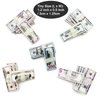 PRETTYLIFE Miniature Dollhouse Scene Model 500 Pieces Mini Dollar Bill Prop Set for 1:12 Mini Dollhouse Decoration