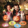 SURCVIO Halloween Party Favors for Kids, 36PCS LED Finger Lights Glow in the Dark Halloween Toys Bulk for Halloween Prizes Classroom Gifts Trick or Treat Toys