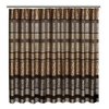 Popular Bath Safari Stripes Bathroom Shower Curtain Animal Print Shower Curtain Luxury Southwest Shower Curtain Unique Design Rustic Shower Curtain, Chocolate
