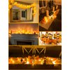 [8 Lighting Modes & Timer] Thanksgiving Decorations for Home Maple Leaf Garland with Lights 40LED Battery Operated Waterproof String Lights, Fall Decor Indoor Halloween Friendsgiving Autumn