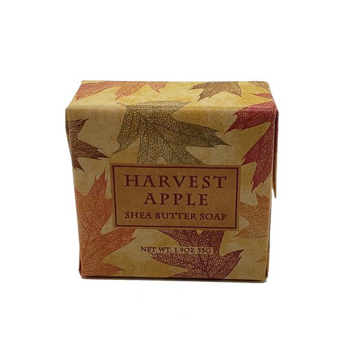 Greenwich Bay Trading Autumn Collection Bundle: Harvest Apple - 2oz Mini Wrapped Soap Block + 2oz Mini Shea Butter Lotion