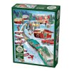 Cobble Hill 1000 Piece Puzzle - Christmas Campers - Sample Poster Included