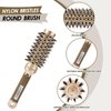 precious harvest Round hair brush Ceramic ion hair brush Professional salon and home hair blow styling Lightweight round hair brush, non-electric(32mm)