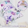 2 Pack Toddler Pillowcase, Jersey Cotton Travel Pillow Case Cover 14x20 Inches, Ultra Soft Baby Kids Pillowcase Fit Pillow 14"x19" or 13"x 18", Small Pillow Cases for Girls Boys, Purple Floral