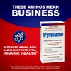 Vymune Amino-Acid Advanced Immune Support Supplement with Powerful Amino Acids Taurine, Lysine and Threonine Meltaway Tablets, Berry Flavored – for Adults (800mg Vitamin C, 40ct.)