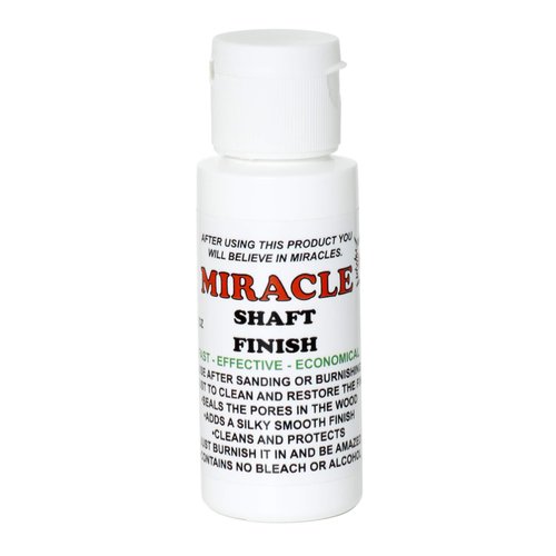 Cue Silk Miracle Pool Cue Shaft Finish Cleaner Restorer 2 oz Bottle