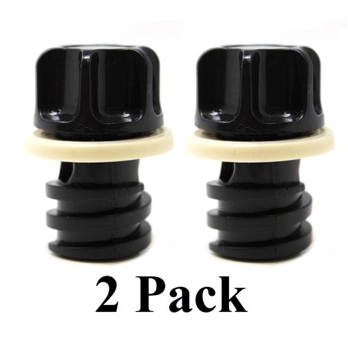 JSP Manufacturing Cooler Drain Plug & Gasket Assembly Compatible with Yeti, RTIC, ORCA, OVO, Bird Dog Coolers 70QT 110QT (2 Drain Plugs)