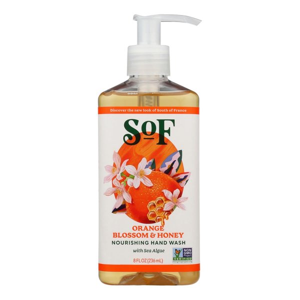 South Of France Hand Wash - Orange Blossom Honey - 8 oz - 1 each (Pack of 3)